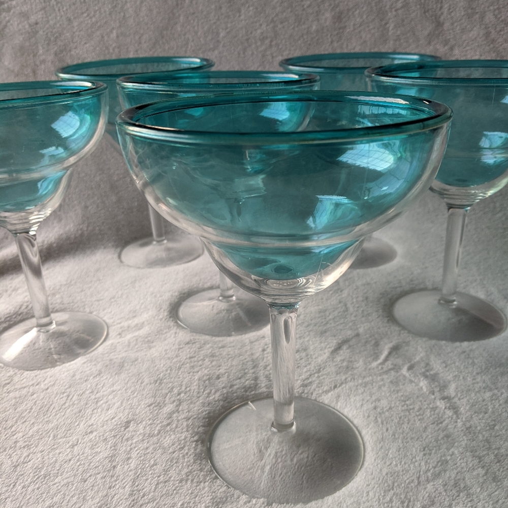Margarita Glasses, Acrylic, Bundle of 6